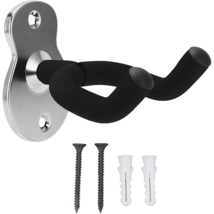 Gitaar Wandmontage Hanger Haak Houder Stand Metaal Universeel voor Ukulele Viool Studio KamerMat black