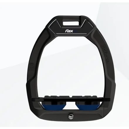 Veiligheidsstijgbeugels Plat Grip Zwart/Zwart/Marine Flex-On Safe-On