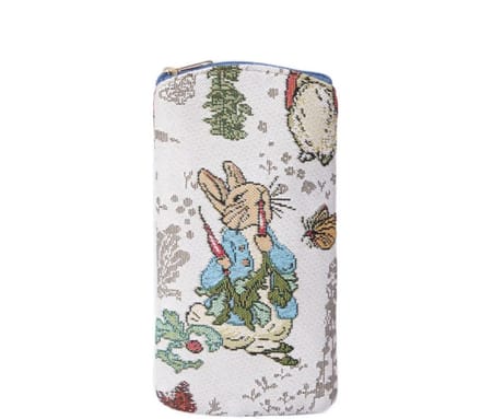 Brillenhouder - Brillenkoker - brillenetui - met rits - Peter Rabbit
