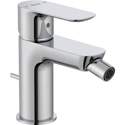 Roca Cala single lever bidet mixer with drain set A5A606EC00