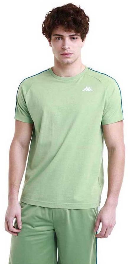 Kappa Coeni Slim T-shirt Met Korte Mouwen Groen S Man