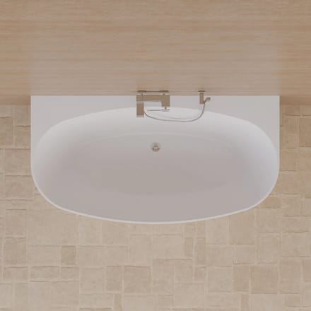 SPALINA - Vrijstaand bad - Magic 170 blanche, 170 x88 x58 cm, Wit