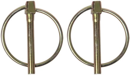 ProPlus Borgpen - slank design - robuust staal - Ø 4,5 mm - Ø 32 mm ring - 2 stuks