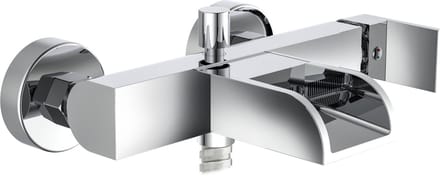 SCHÜTTE IDROVIA Badkraan - Mengkraan - Watervaluitloop - Hartafstand 150 mm - Chroom