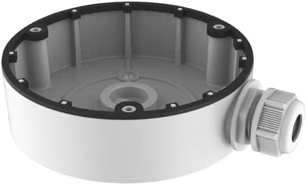 Bewakingscamera Behuizing - Camerahouder Dome - Veilige Installatie - Robuust Metaal - 12.7x12.7x3.5cm - Wit