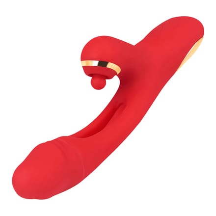 Rabbit Vibrator 'Triplegasm', 25 cm