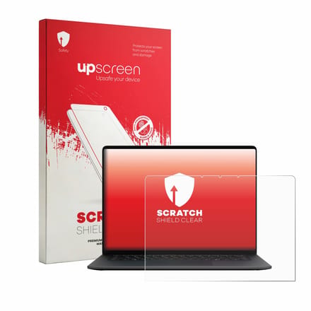 upscreen - Screenprotector voor Microsoft Surface Laptop 15" 2026 - Folie Beschermfolie transparant