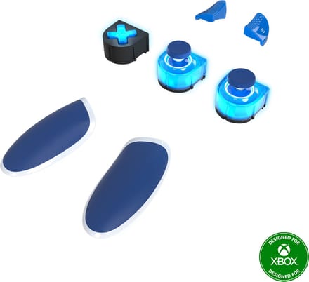 Thrustmaster eSwap X Led Blue Crystal Pack - Bundel met 7 Blauwe Modules (NXG-Mini-Sticks)