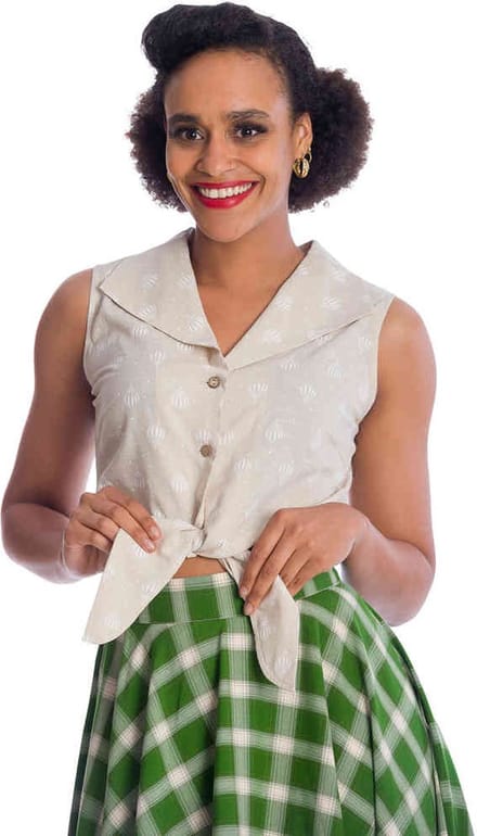 Banned - HOT AIR BALLOON DREAMING Blouse - M - Wit