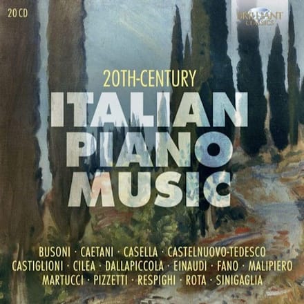 Various Artists - 20th Century Italian Piano Music (20 CD)