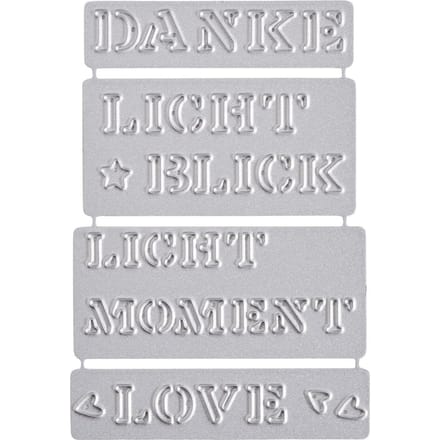 Ponssjabloon"Beletteringsdecors" voor Marinas Licht