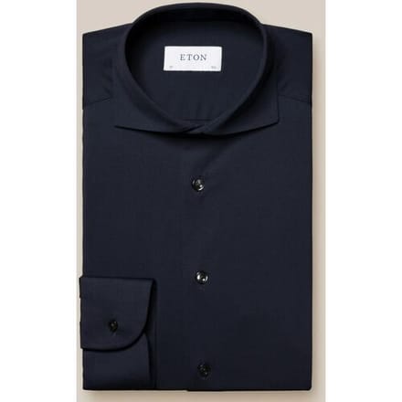 Eton Overhemd Ultimate Comfort Four-Way Stretch Navy / male