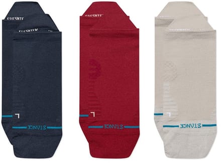 Stance heren freshtek infiknit run 3P sneakersokken solid ultralight tab multi