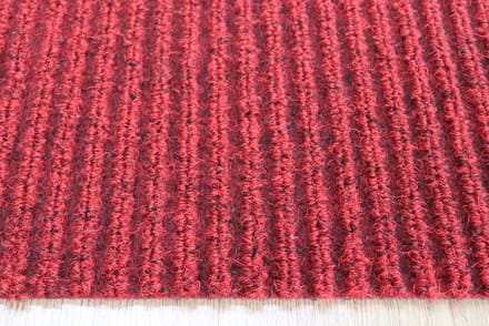 PRIMA - Heavy Duty - Deurmat - Schraapmat - Ribbel - rood - 90x90cm - antislip