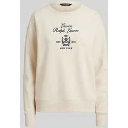 Regular fit sweatshirt van katoenmix