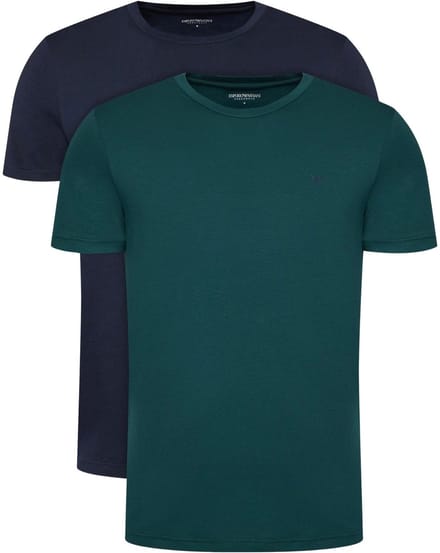 Emporio Armani Crew Neck Shirt Heren (2-pack) - Maat M