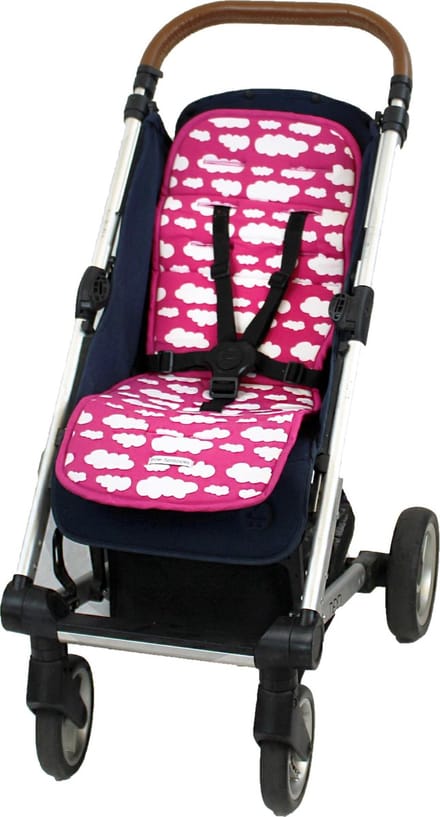 Wallabiezzz Buggy Inlegkussen - Wolk Roze