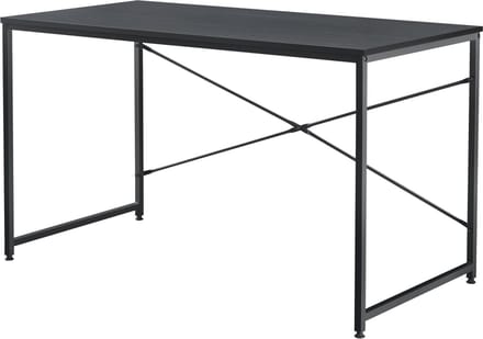 Bureau Nice 120x60x72 cm spaanplaat en metaal zwart
