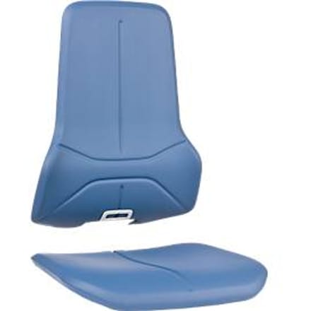 Kunstlederen bekleding voor basisstoel Neon, blauw
