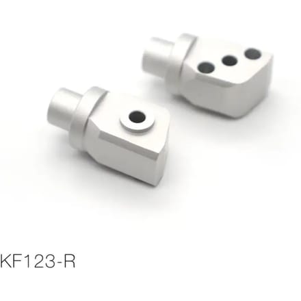 Paar voetsteunadapters voor achterop motorfiets Barracuda Kawasaki