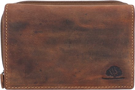 GREENBURRY portemonnee Vintage Wallet RFID Brown bruine