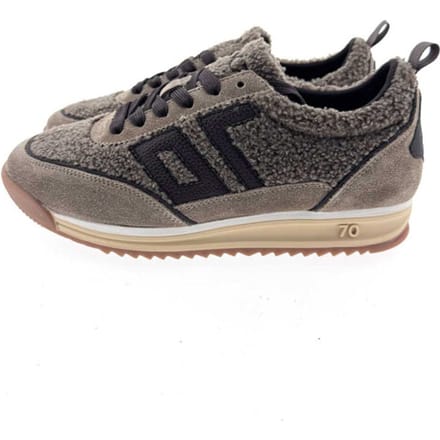 BACK70 Jogger Teddy Sneakers - Leer - Dames - Bruin - Maat 40