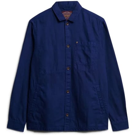 Superdry - The Merchant Store - oversized linnen overshirt - Dames - Shirts