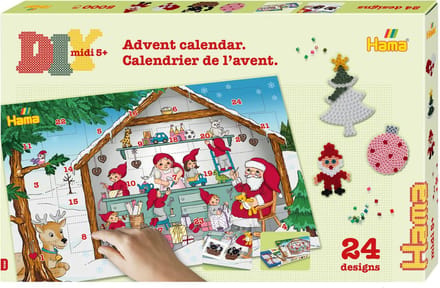 Hama - Adventskalender - Set met 5000 strijkkralen