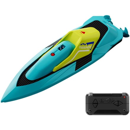 4DRC S5 Afstandsbediening Boot 2.4GHz Afstandsbediening Schip Dubbele Propeller Motor Power Stunt 1 battery blauw