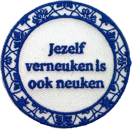 Fjesta© Oeteldonk embleem - Tegeltje jezelf verneuken