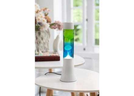 Fisura Design Lavalamp met Blauwe & Groene Lava - Blauwgroen