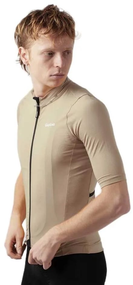 Gripgrab Ride Korte Mouw Wielertrui Beige S Vrouw