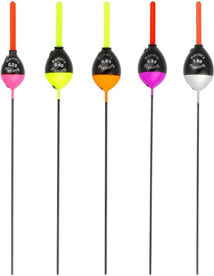 Reniers Fishing Dobber RF N8 Verwisselbare Antenne - Kleur: geel,Maat: 0.80g