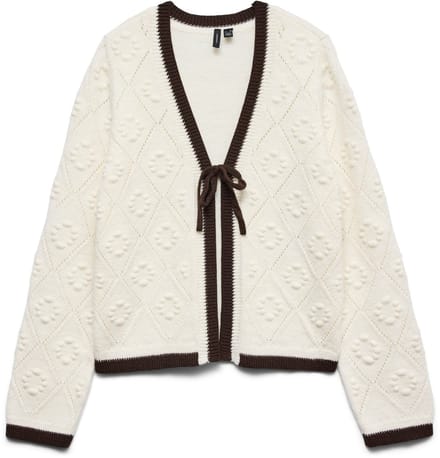 VERO MODA - VMBECCA LS TIE KNIT CARDIGAN EXP - Dames - Cardigans