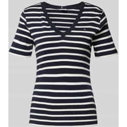 Slim fit T-shirt met logostitching, model 'CODY'
