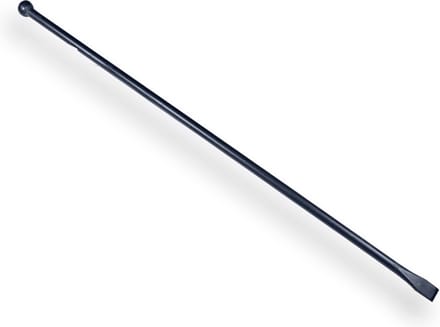 DE WIT Stootijzer 140cm rond DE WIT knop/platte bek