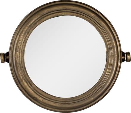 Clayre & Eef Spiegel Ø 25 cm Goudkleurig IJzer