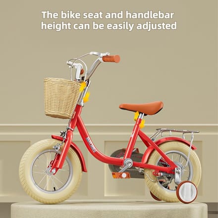 Kinderfiets Oefenfiets - Loopfiets Peuter - Leren Balanceren - Stalen Frame - N.v.t. - Rood