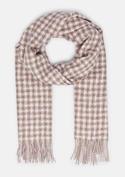 Franje sjaal met kleureninterlacing dames COMMA