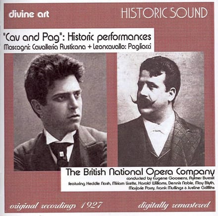 British National Opera Company - Cav And Pag: Historic Performances (2 CD)