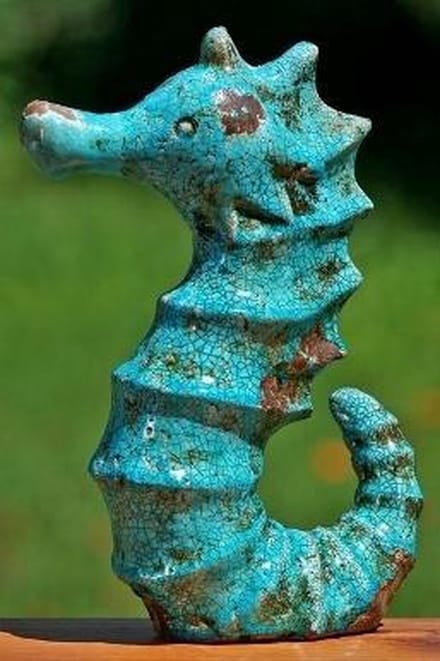 Zeepaard Turquoise terracotta