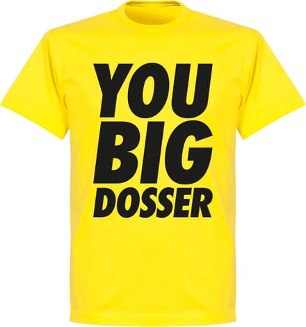 You Big Dosser T-shirt - Geel - S