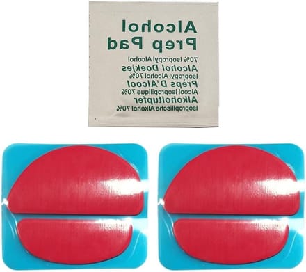 Muis Schaatspads - Glijders Vervanging - Soepelere Beweging - PTFE Smering - 2 Sets - Rood