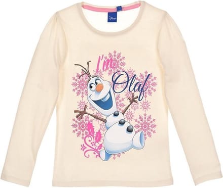 Olaf t-shirt met lange mouwen maat 122/128