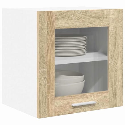 vidaXL Hangkast 2 pcs Sonoma Eik 40 x 31 x 40 cm Bewerkt hout
