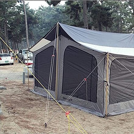 20 stuks aluminium driehoekige kabelspanners voor tent en campingaccessoires