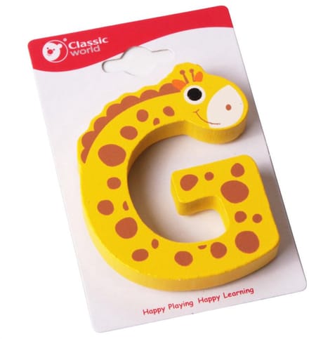 CLASSIC WORLD houten letter G