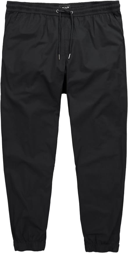 Men Plus - Heren - Instapbroek met tailleband FLEXLASTIC® Relaxed Fit - Zwart - Maat L