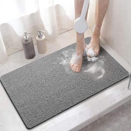 Badmat Anti Slip - Douchemat - Badmatten -Grijs