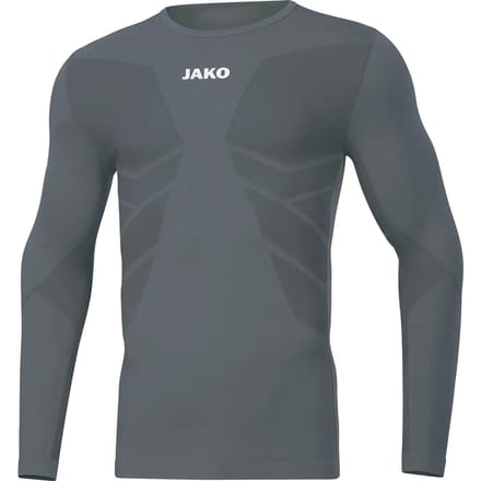 Jako Comfort 2.0 Longsleeve Kinderen - Steengrijs | Maat: 140-152